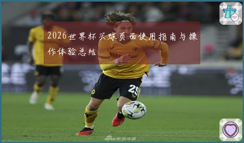 2026世界杯买球页面使用指南与操作体验总结